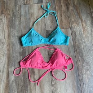 Set of 2 Victoria’s Secret bralette bikini tops